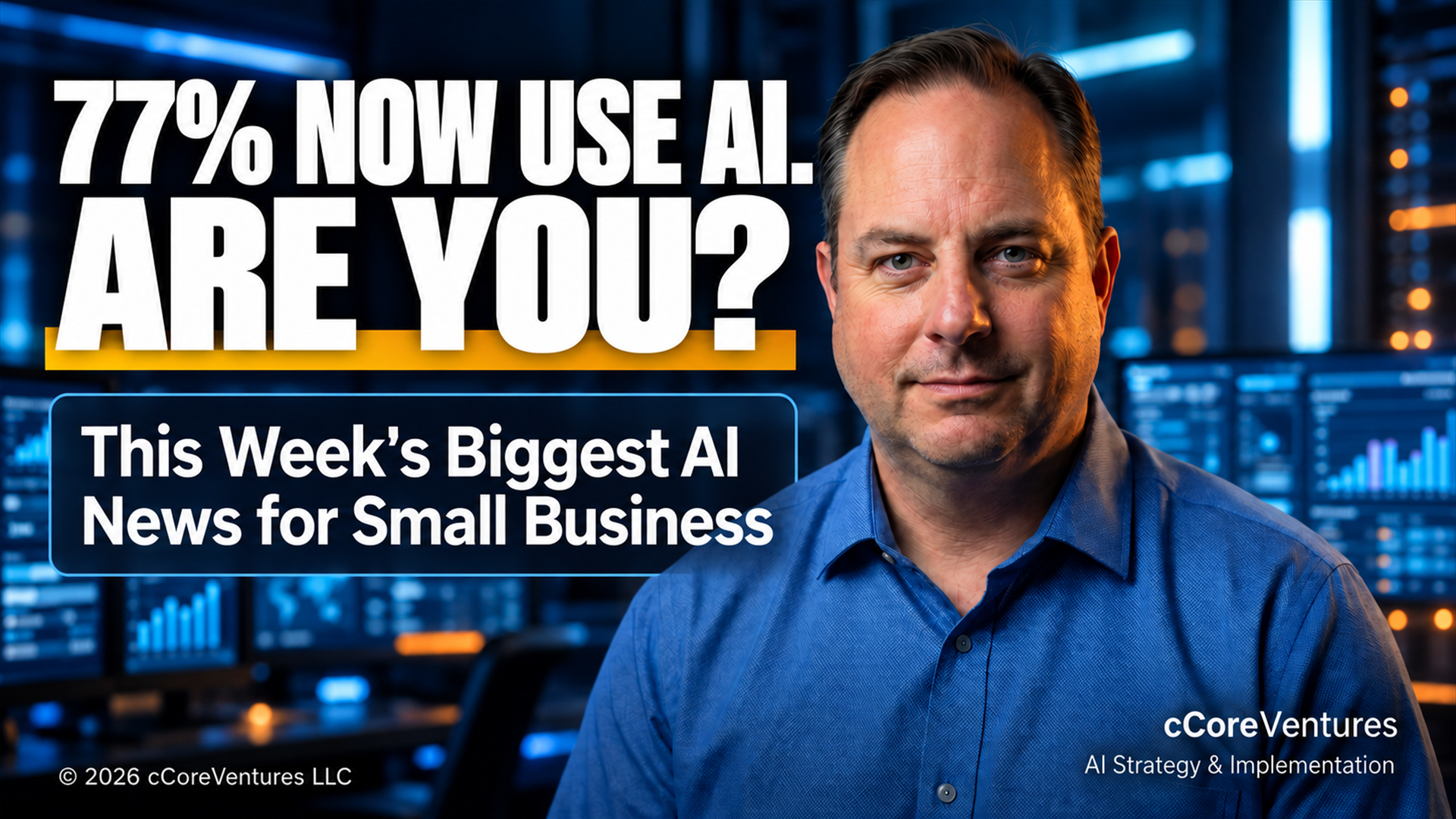 77% of Small Businesses Now Use AI Regularly. Here's Everything Else That Moved This Week (AI News Roundup — October 10, 2026)
